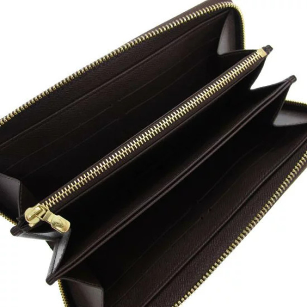 Louis Vuitton Zippy Damier Wallet Brown
